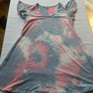 NWOT White‎ Birch Tie Dye Dress Medium